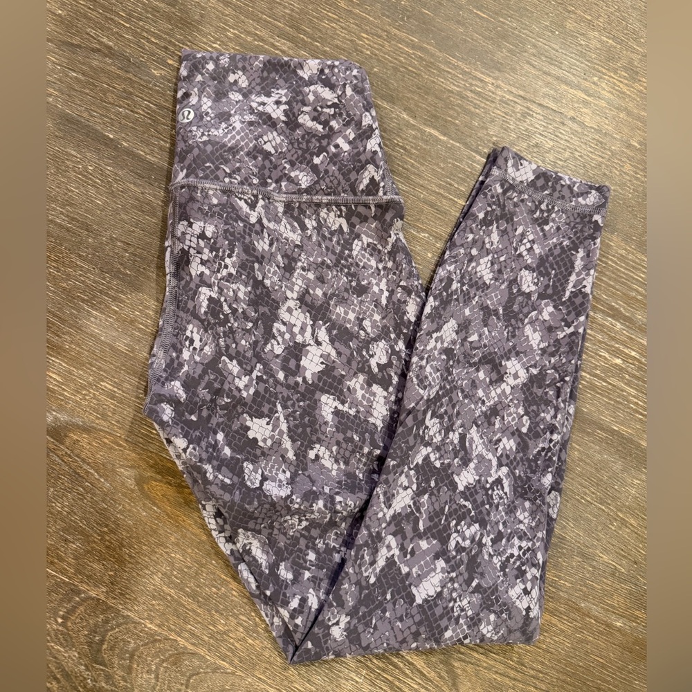 Lululemon Snake Skin Print Leggings
